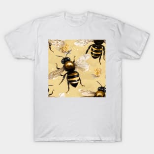 Honeycomb and Bee Pattern 5 T-Shirt